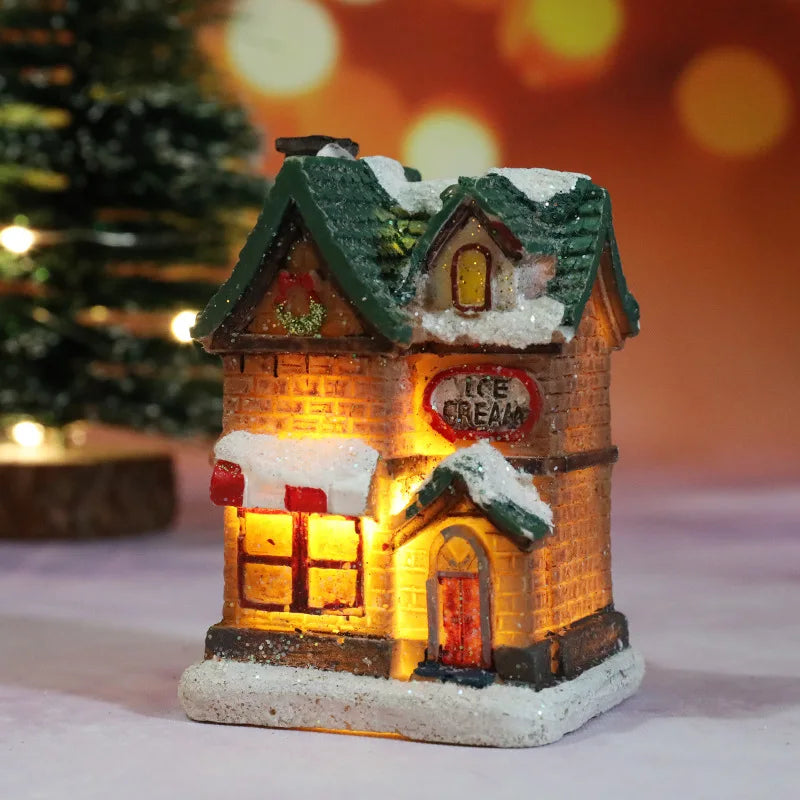 Battery-Powered Christmas House Light Decorations for Festive Cheer