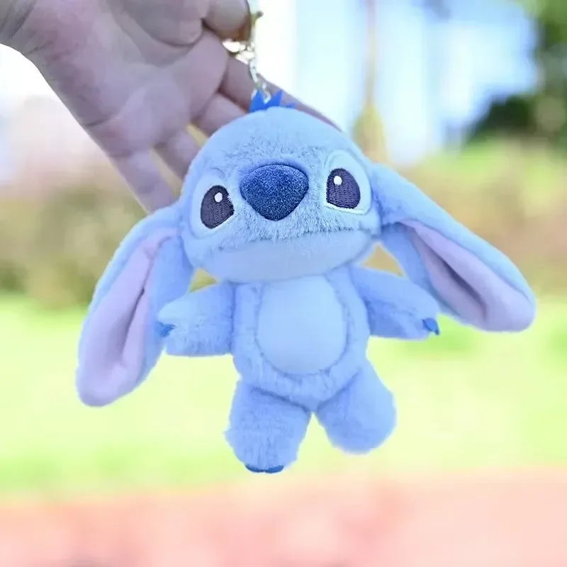 Cute Cartoon Stitch Plush Keychain for Kids