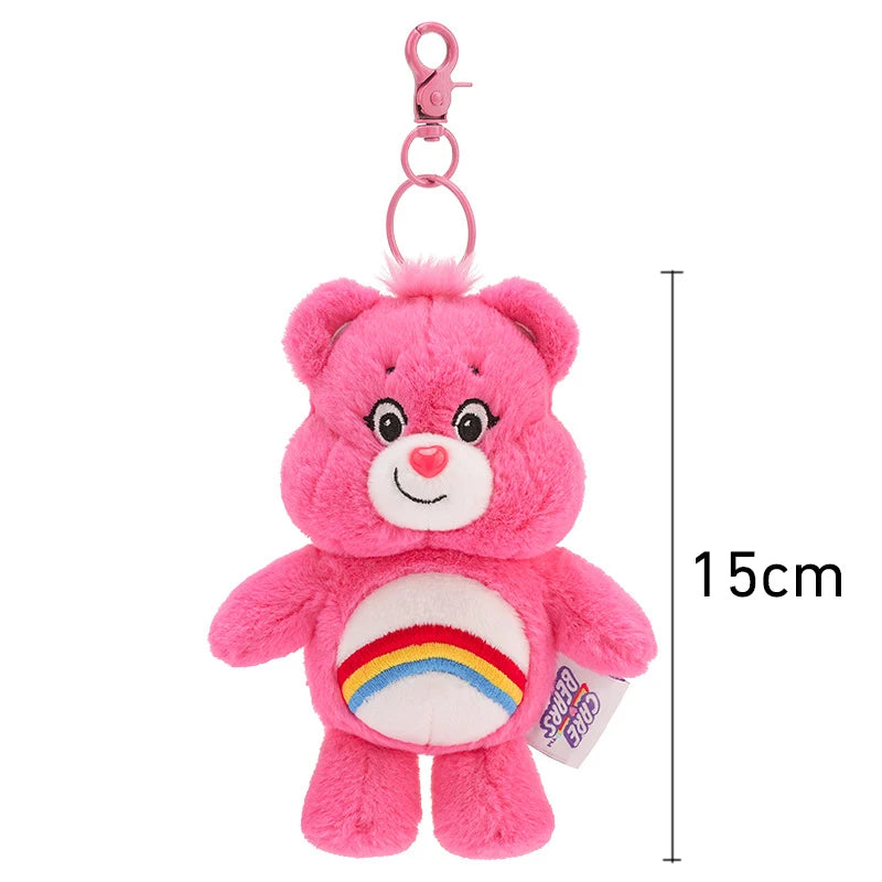Kawaii Care Bears Plush Toy Keychain with Sound