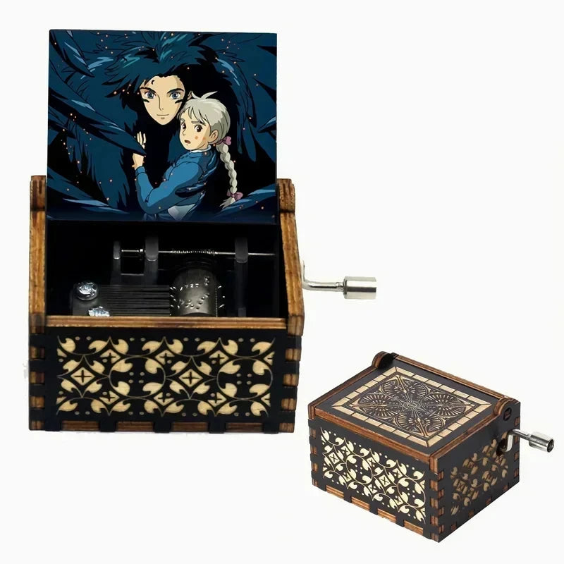 Hand-Cranked Anime Music Box - Perfect Gift for Any Occasion