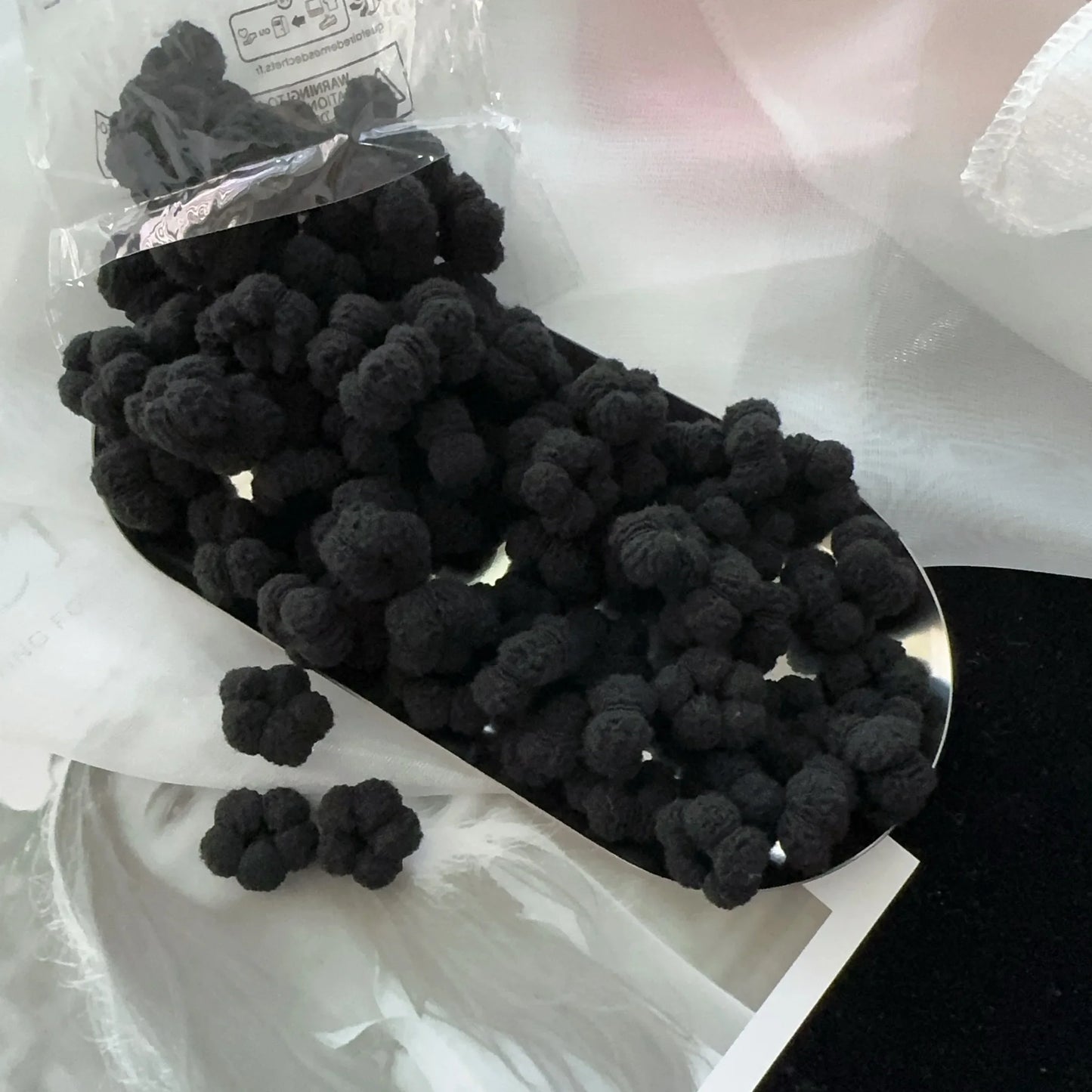 Colorful Nylon Elastic Hair Ties - Perfect for Kids