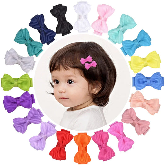 Mini Hair Bows for Kids - Colorful and Cute Hair Clips