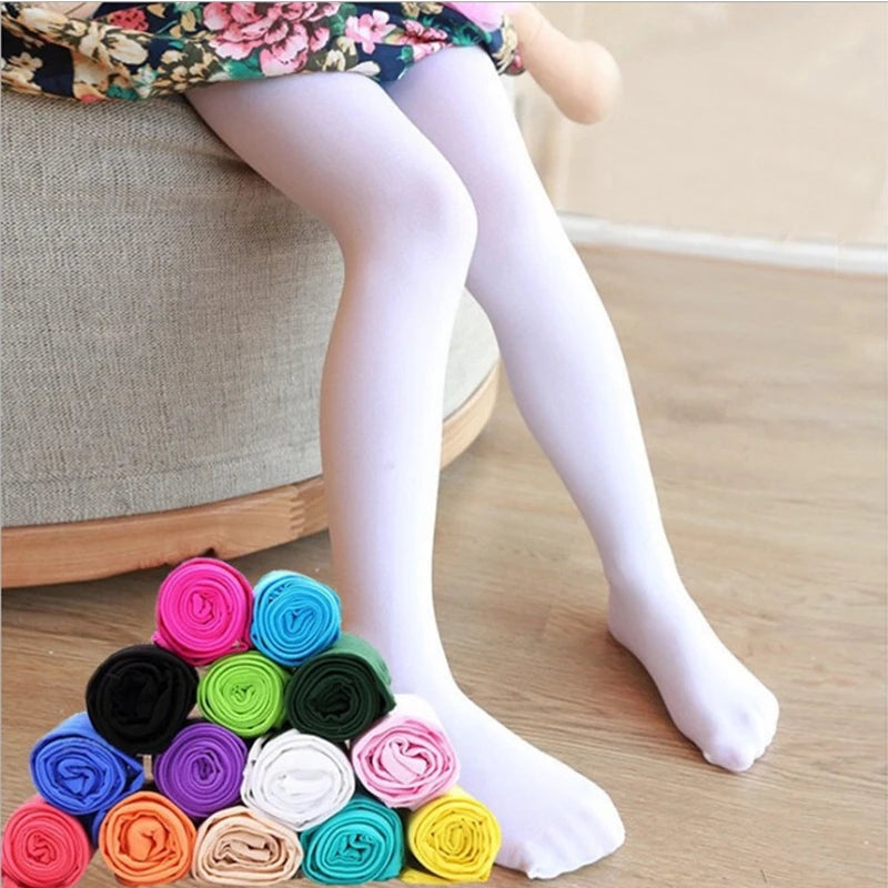 Colorful Kids Ballet Dance Tights for Girls