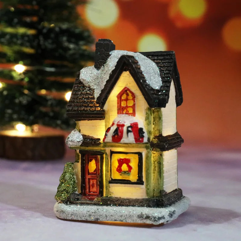 Battery-Powered Christmas House Light Decorations for Festive Cheer